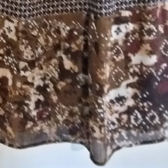 Sag Harbor Brown Boho Skirt-Size 24W - Picture 4 of 4